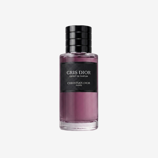 Dior Gris Dior Esprit de Parfum Parfümprobe – Flakon vor weißem Hintergrund