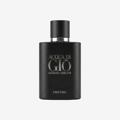 Giorgio Armani Acqua di Gio Profumo Parfümprobe – Flakon vor weißem Hintergrund