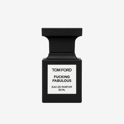 Tom Ford Fucking Fabulous Parfümprobe – Flakon vor weißem Hintergrund