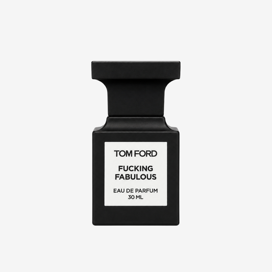 Tom Ford Fucking Fabulous Parfümprobe – Flakon vor weißem Hintergrund